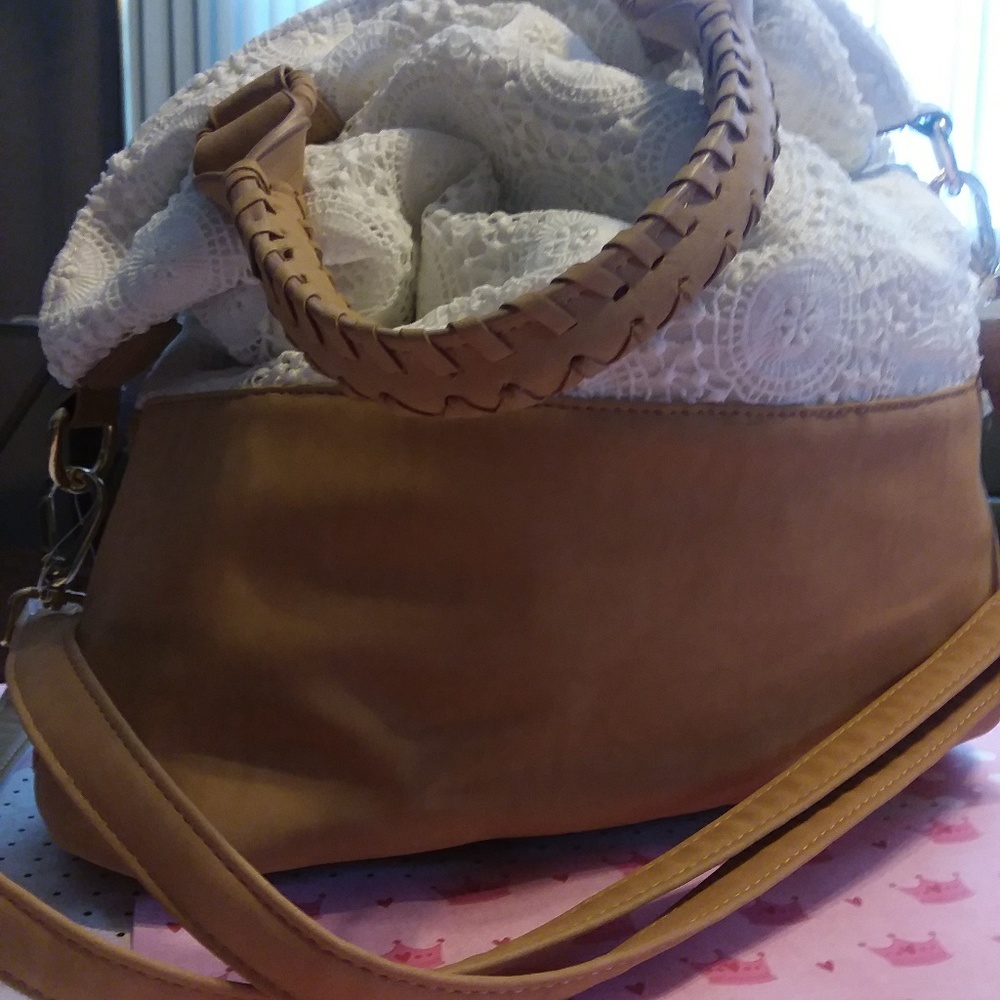 Merona Crochet 2-Tone Hobo - Picture 3 of 8